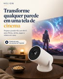 Helion Mini Cinema — Projetor Portátil HD com Wi-Fi