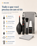 Helion Clean Kit — Kit de Limpeza 6 em 1 para Eletrônicos e Lentes