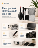 Helion Clean Kit — Kit de Limpeza 6 em 1 para Eletrônicos e Lentes