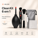 Helion Clean Kit — Kit de Limpeza 6 em 1 para Eletrônicos e Lentes