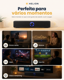 Soundbar Helion Cinema Sound — Caixa de Som Wireless para TV e Casa